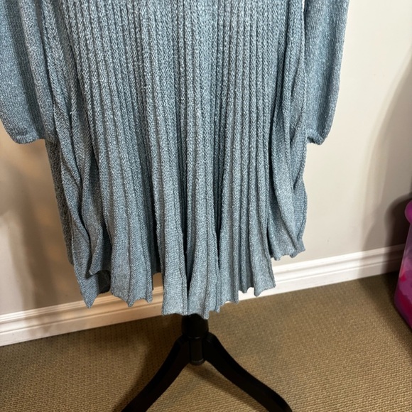 Soft Surroundings Long Open Front Cardigan Women’s Small Longline Accordion - Picture 6 of 10